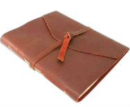 Handmade Leather Wrap Journals